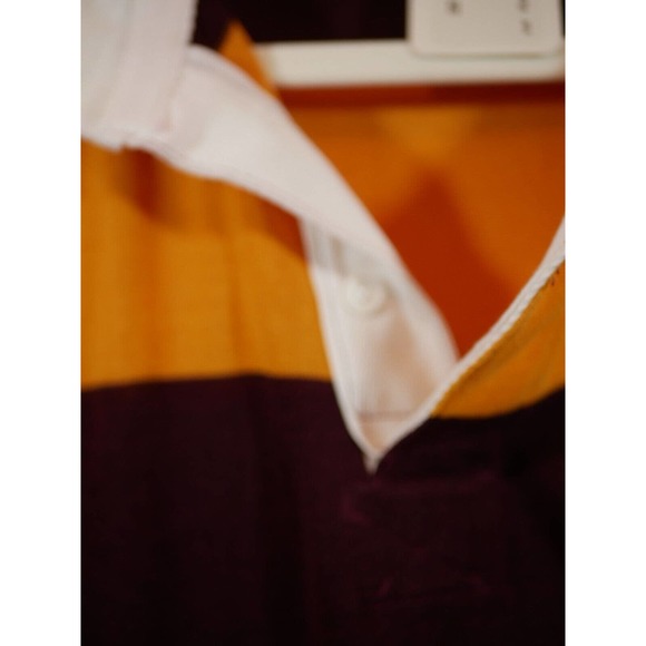 Vintage Halbro Rugby Polo Shirt Size 38 Medium M Made in USA NWT - Picture 6 of 12